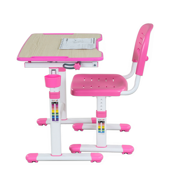 Парта та стілець трасформери для дівчинки FunDesk Piccolino II Pink 212116 фото