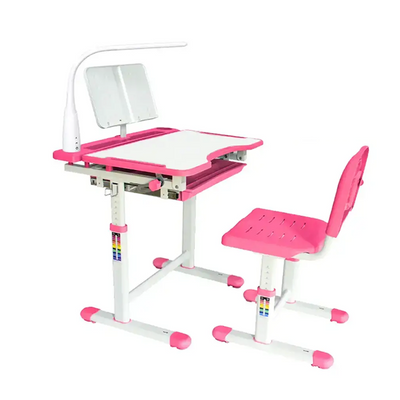 Комплект функциональной мебели Cubby парта и стул-трансформеры Vanda Pink 221959 фото