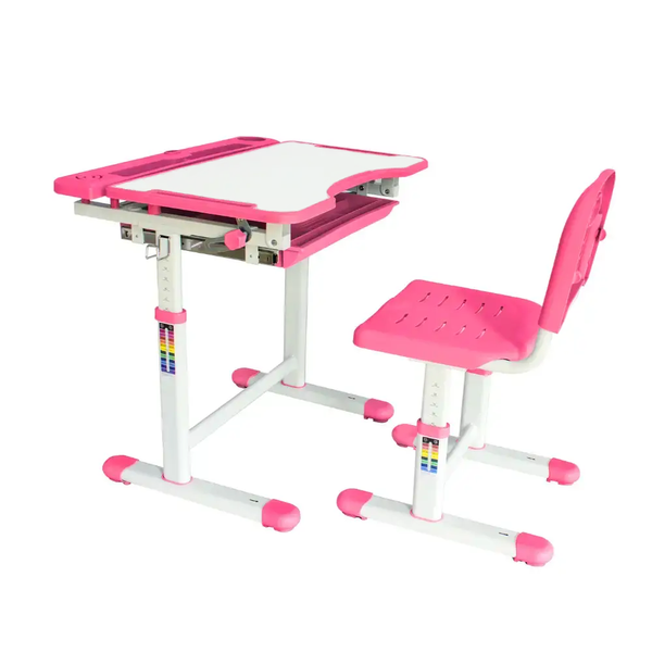 Комплект функціональних меблів Cubby парта та стілець-трансформери Vanda Pink 221959 фото