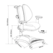 Комплект парта-трансформер Cubby Nerine Grey + крісло Cubby Magnolia Grey 221920-5765590 фото 8