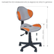 Комплект зростаючий для школярів парта Cubby Nerine Grey + стілець для школяра FunDesk LST3 Orange-Grey 88085054 фото 13