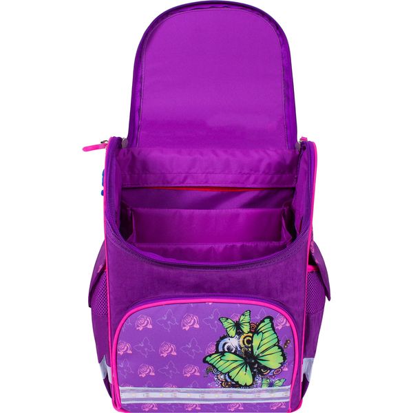 Рюкзак школьный каркасный с фонариками Bagland Успех 12 л. фиолетовый 168к (00551703) 111297221 фото