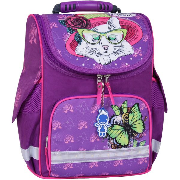 Рюкзак шкільний каркасный с фонариками Bagland Успех 12 л. фіолетовий 168к (00551703) 111297221 фото