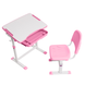 Растущая детская парта Cubby Sorpresa Pink со стульчиком 800240 фото 3