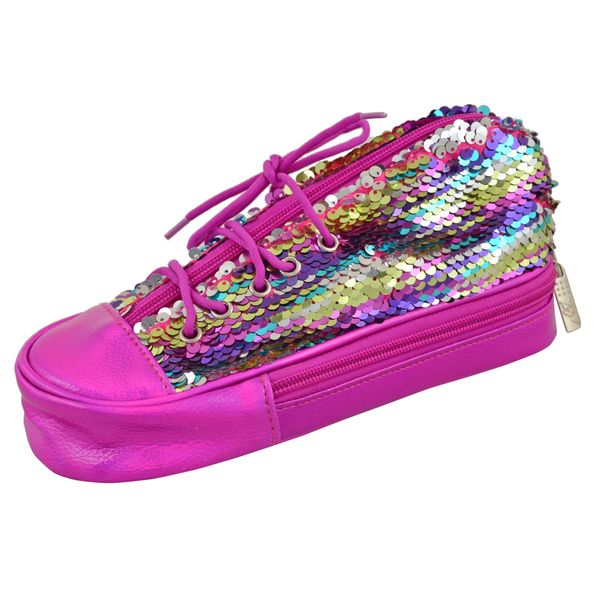 Пенал м'який YES TP-24 ''Sneakers with sequins'' rainbow 532722 фото