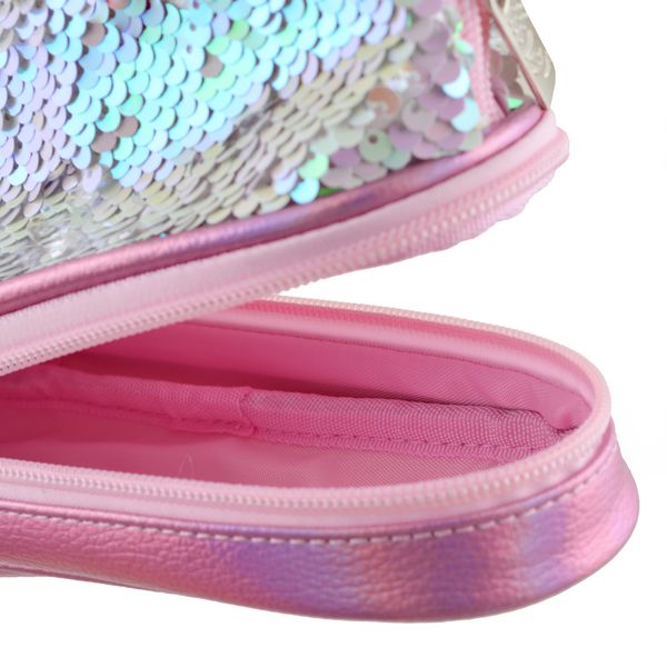 Пенал мягкий YES TP-24 ''Sneakers with sequins'' pink 532723 фото