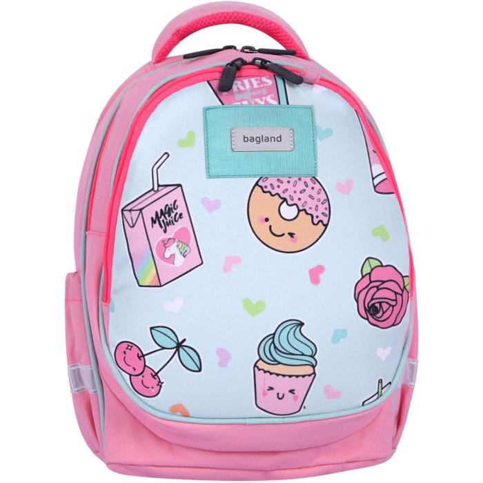 Школьный рюкзак Bagland Butterfly 21 л. розовый 1349 (0056566)