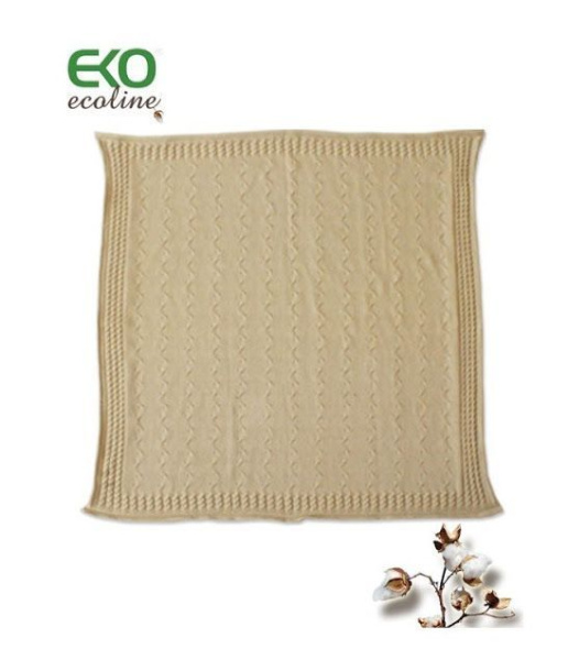 Плед Хлопковый EKO dw-03 лен