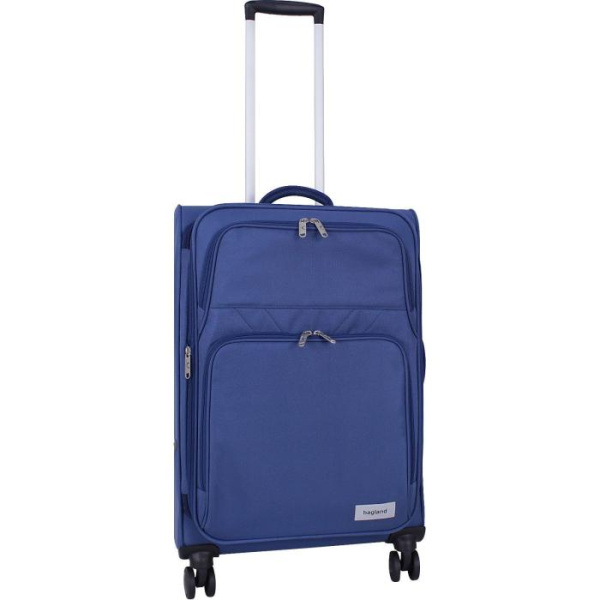 Чемодан Bagland Валенсия средняя 63 л. синий (003799124)