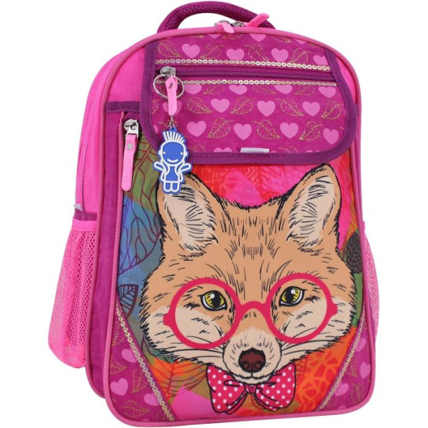 Рюкзак школьный Bagland Отличник 20 л. 143 малина 512 (0058070)