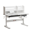 Комплект мебели Fundesk Fiore II Grey + Fundesk Leone Pink || Комплект меблів Fundesk Fiore II Grey + Fundesk Leone Pink