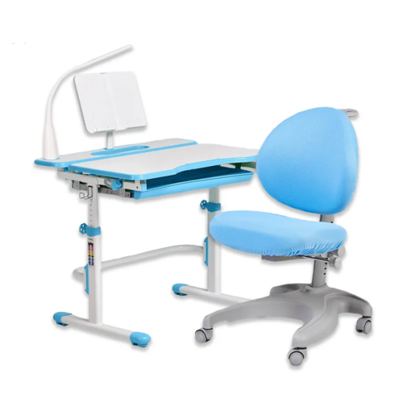 Растущая парта Cubby Fressia Blue + детское кресло FunDesk Cielo Blue