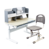 Парта FunDesk Ginepro Grey + Кресло FunDesk SST3LS Grey