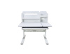 Комплект растущий для школьников парта Cubby Nerine Grey + стул для школьника FunDesk LST3 Orange-Grey || Комплект зростаючий для школярів парта Cubby Nerine Grey + стілець для школяра FunDesk LST3 Orange-Grey
