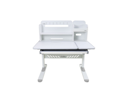Комплект растущий для школьников парта Cubby Nerine Grey + стул для школьника FunDesk LST3 Orange-Grey || Комплект зростаючий для школярів парта Cubby Nerine Grey + стілець для школяра FunDesk LST3 Orange-Grey