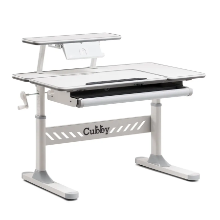 Парта-трансформер Cubby Tulipa Grey + кресло Cubby Paeonia Grey || Парта-трансформер Cubby Tulipa Grey + крісло Cubby Paeonia Grey