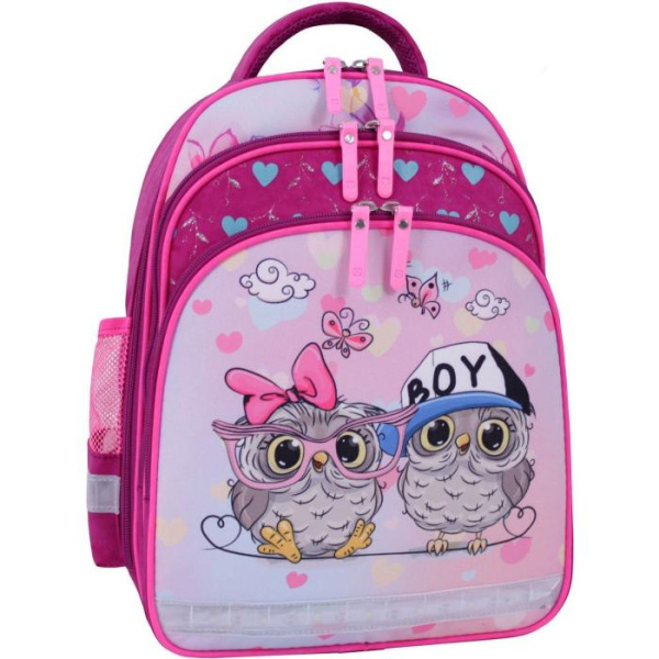 Рюкзак школьный Bagland Mouse 143 малиновый 515 (0051370)